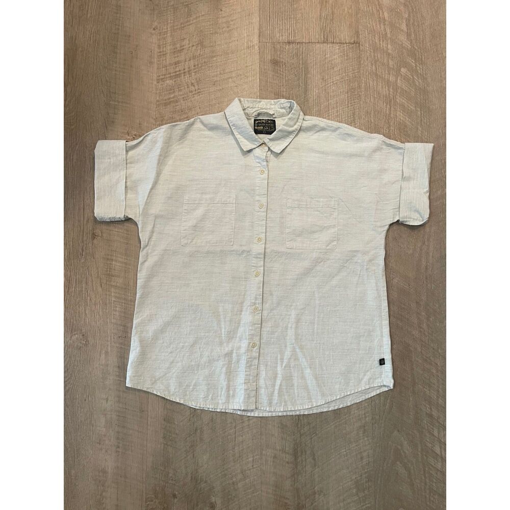 United by Blue cream button down shirt, size L